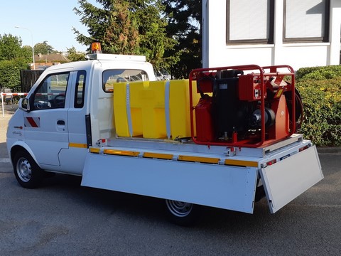 Evo plateau avec skid de lavage